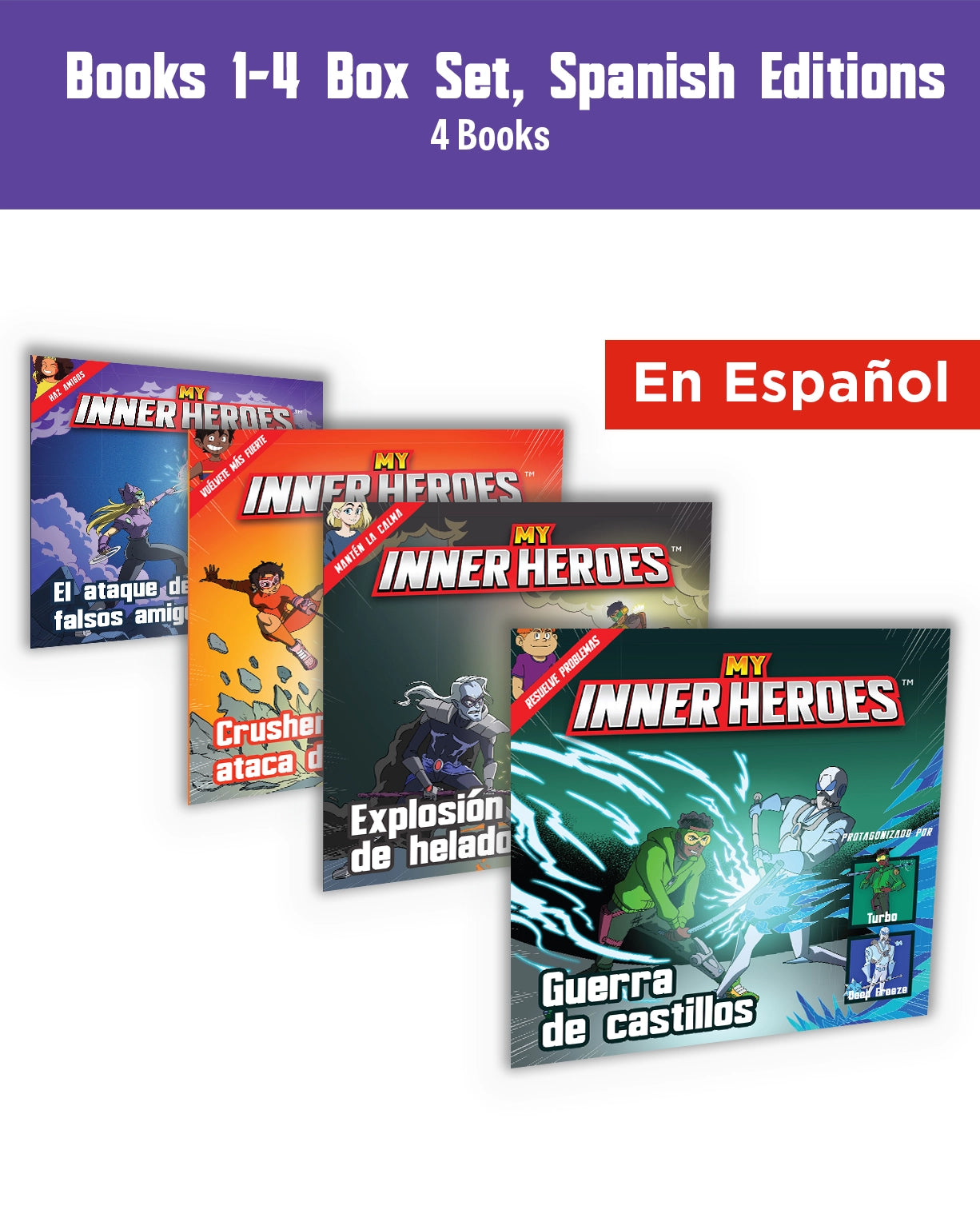 My Inner Heroes Books 1-4 Box Set, Spanish Editions
