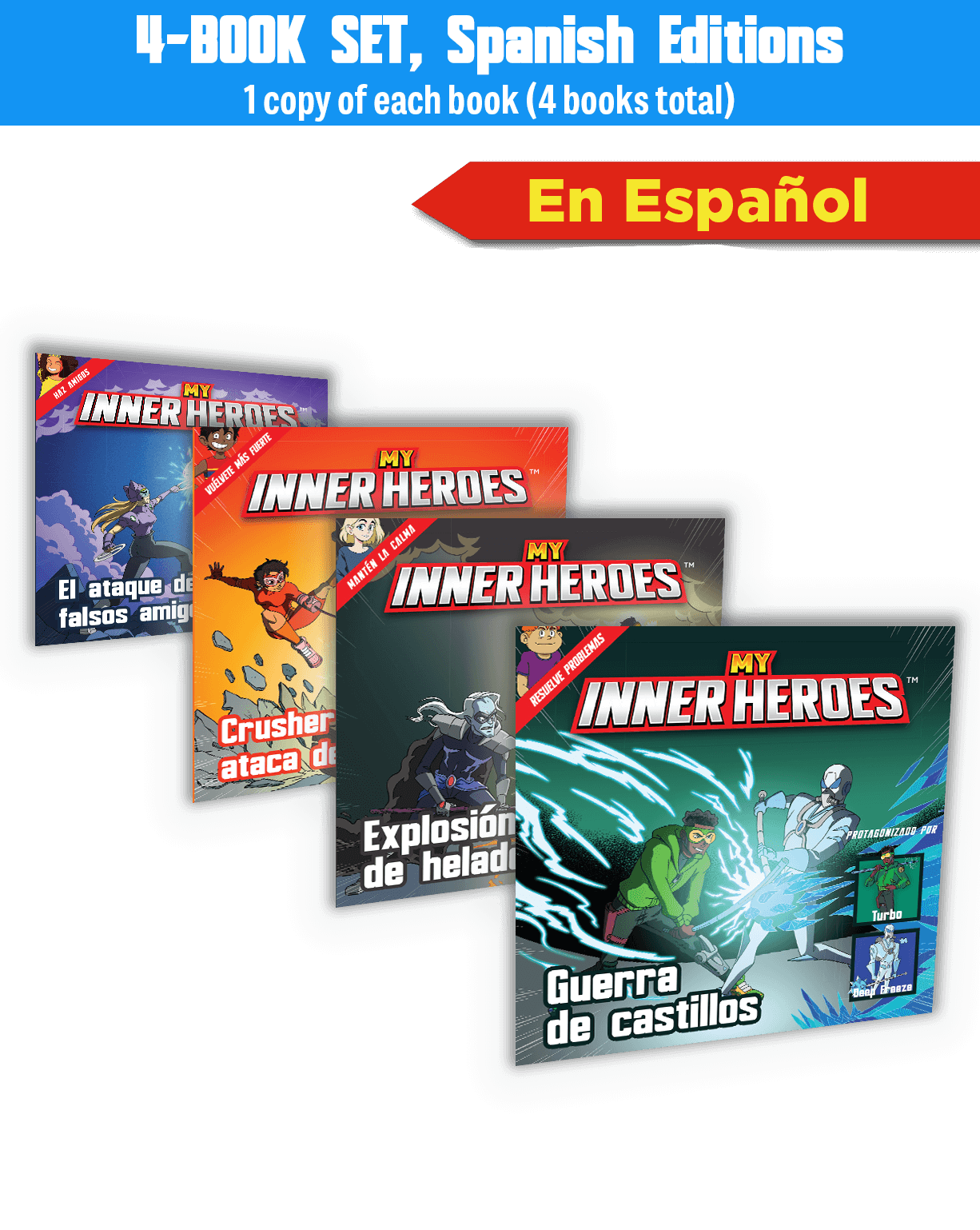 My Inner Heroes 4-Book Set, Spanish Editions
