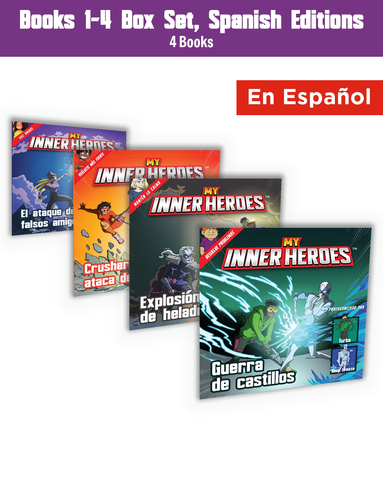 My Inner Heroes Books 1-4 Box Set, Spanish Editions