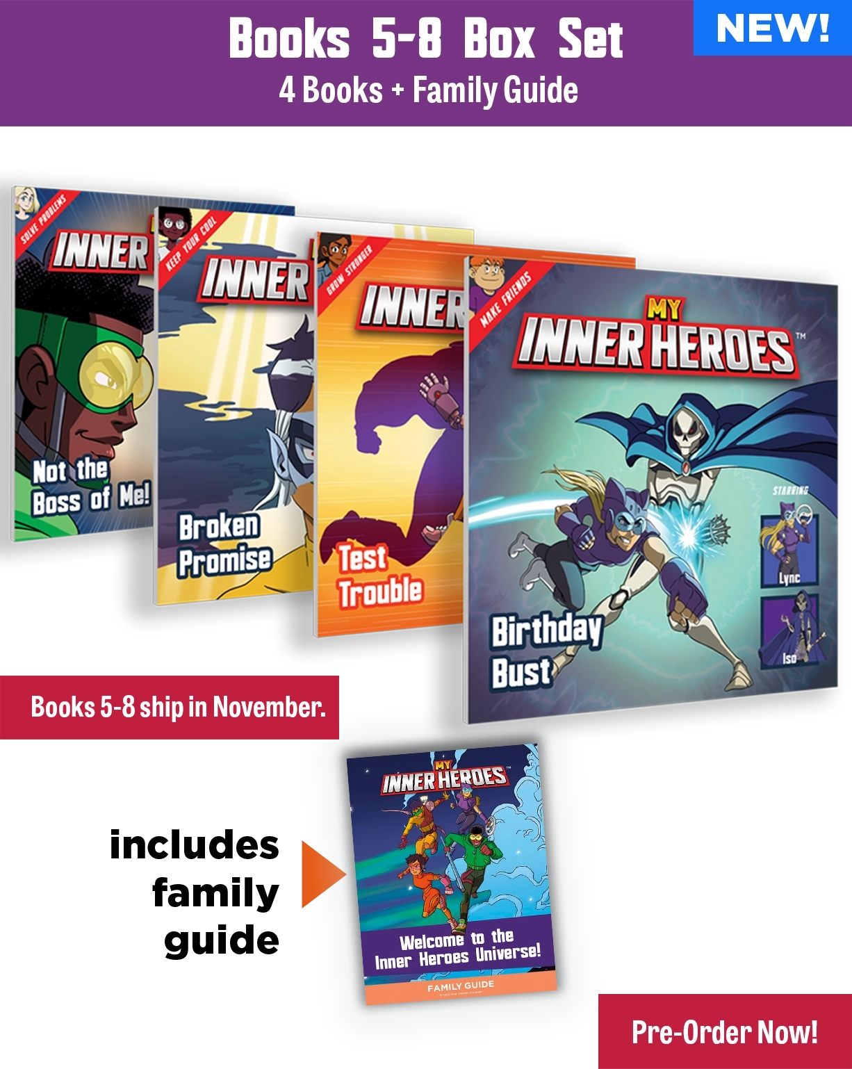 My Inner Heroes Books 5-8 Box Set